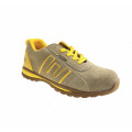 Fashion Style Suede Upper Steel Toe And Anti Puncture Protective Men Safety Shoes